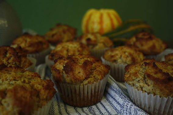 Ode an den Herbst… duftende Haselnuss-Honig-Muffins