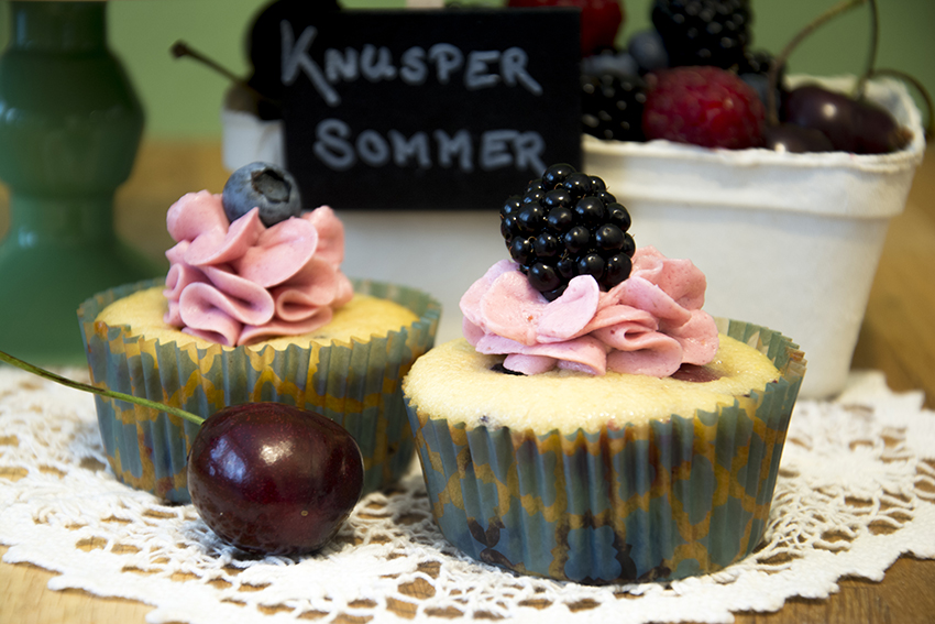Very berry… Waldbeer-Buttermilch-Cupcakes