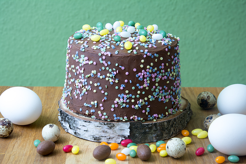 Große Schokoladen-Liebe… Buttermilch-Torte mit Lindor-Ganache