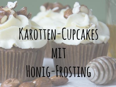 Karotten-Cupcakes mit Honig-Frosting